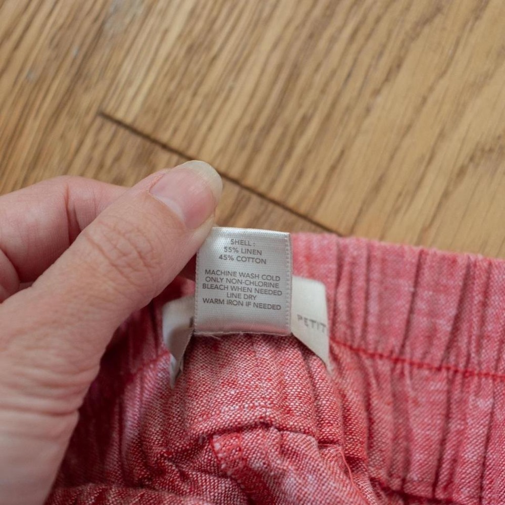Ann Taylor Loft Red Linen Skirt - Picture 5 of 5